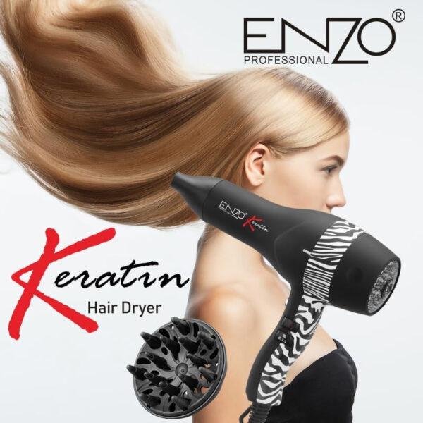 سشوار حرفه‌ای ENZO مدل EN-6012 - تصویر 3